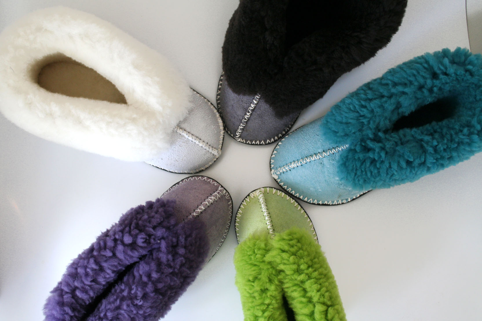 Sheepskin slippers